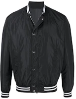 Balmain SS21 Logo Letter Pattern Bomber Jacket Black Style VH0TF002-X137-0PA Balmain SS21 Logo Letter Pattern Bomber Jacket Black Style VH0TF002-X137-0PA