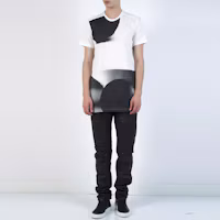 Lookbook BALMAIN SS21 水洗修身黑色牛仔褲 時尚潮流 W6HD504D-309W-176