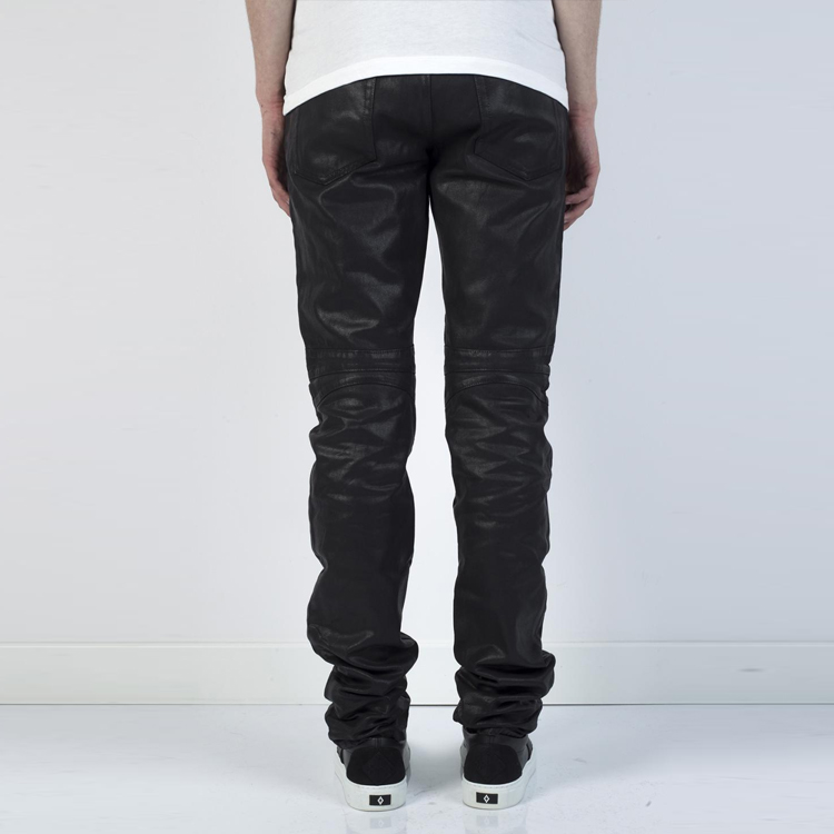 Shop 巴尔曼SS21水洗修身黑色牛仔裤时尚款式 W6HD504D-309W-176