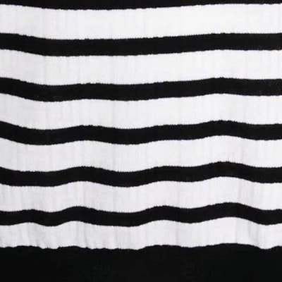 巴尔曼 SS21 白色条纹logo图案长袖套头毛衣 WH1KD000K032-GAB Details for 巴尔曼 SS21 白色条纹logo图案长袖套头毛衣 WH1KD000K032-GAB