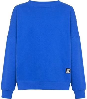 BALMAIN SS22 Sweater Crewneck Katun Biru. YH1JS047BB16SDZ Order BALMAIN SS22 Sweater Crewneck Katun Biru. YH1JS047BB16SDZ