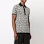 Shop 巴尔曼SS22经典logo满版印花黑色POLO衫 XH1GB000JB70-GFE