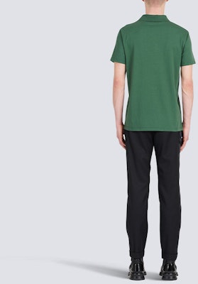 巴尔曼 SS22 绿色徽标印花 Polo 衫. YH1GB005BB65-UDD Shop 巴尔曼 SS22 绿色徽标印花 Polo 衫. YH1GB005BB65-UDD