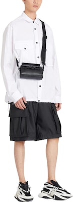 BALMAIN SS22 Long-Sleeve Shirt with Elastic Hem White. YH1HD000CC39GAB Lookbook BALMAIN SS22 Long-Sleeve Shirt with Elastic Hem White. YH1HD000CC39GAB