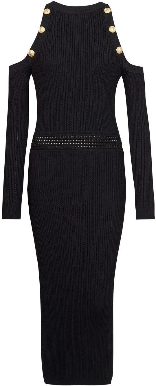 balmain-ss-22-black-off-shoulder-knit-long-sleeve-dress-yf-1-rl-035-kb-39-0-pa