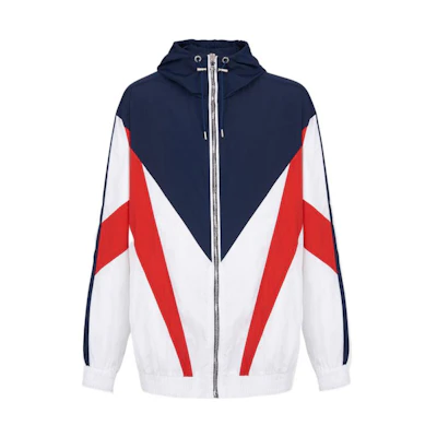 Balmain SS22 Colorblock Zipped Jacket Multi-Color XH2TG054XB06SEX