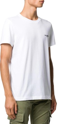 BALMAIN SS22 標誌短袖圓領T恤 白色 XH0EF000BB04-GAB Shop BALMAIN SS22 標誌短袖圓領T恤 白色 XH0EF000BB04-GAB