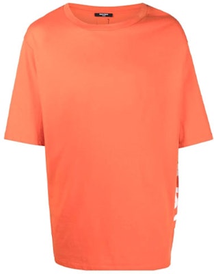 BALMAIN SS22 男款橙色寬鬆大Logo印花短袖T恤 XH1EH015BB15-KBA Order BALMAIN SS22 男款橙色寬鬆大Logo印花短袖T恤 XH1EH015BB15-KBA