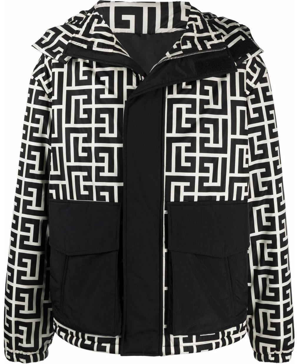 balmain-ss-22-patterned-hooded-jacket-black-xh-1-ti-045-xb-33-gfe