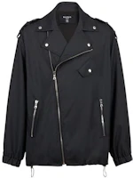 Balmain SS22 Quilted Faux Leather Biker Jacket Black XH0TD171LB350PA Balmain SS22 Quilted Faux Leather Biker Jacket Black XH0TD171LB350PA