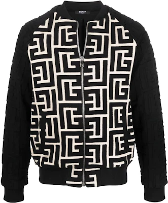 Balmain SS22 Striped Bomber Jacket Men’s Black XH1TF109BB08-GFE Buy Balmain SS22 Striped Bomber Jacket Men’s Black XH1TF109BB08-GFE