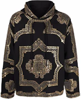 Balmain SS22 Studded Hoodie Black Long Sleeve XH1JT085AB03EAD Balmain SS22 Studded Hoodie Black Long Sleeve XH1JT085AB03EAD