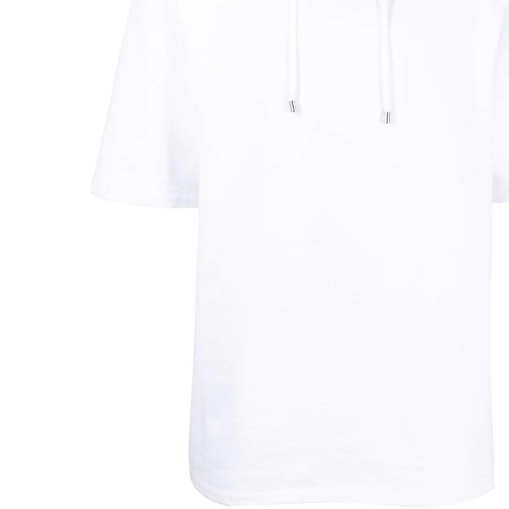 Sizing 巴尔曼 SS22 白色卫衣搭配纯色标志印花 YH1JL000BB15GAB