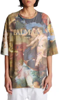 Purchase BALMAIN SS23 全版印花圓領短袖T恤 AH0EH015GD02AAA