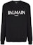 Buy BALMAIN SS23 Sweatshirt Hitam Crewneck dengan Cetak Logo. AH0JS001BC27-EAB
