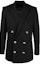 Buy 巴尔曼 SS23 黑色双排扣长袖西装外套 XH0SI000WB02-0PA