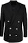 Order 巴尔曼 SS23 黑色双排扣长袖西装外套 XH0SI000WB02-0PA