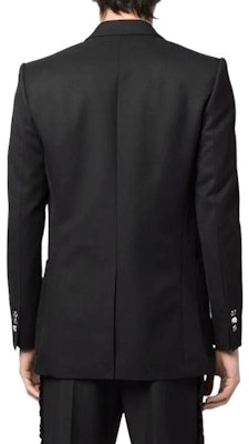 巴尔曼 SS23 黑色双排扣长袖西装外套 XH0SI000WB02-0PA Purchase 巴尔曼 SS23 黑色双排扣长袖西装外套 XH0SI000WB02-0PA