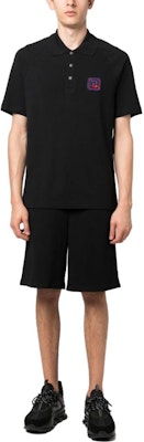 BALMAIN SS23 黑色純色刺繡字母POLO衫 BH1GC025BC43-EJJ Lookbook BALMAIN SS23 黑色純色刺繡字母POLO衫 BH1GC025BC43-EJJ