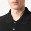 Sizing BALMAIN SS23 黑色純色刺繡字母POLO衫 BH1GC025BC43-EJJ
