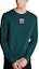 Shop 巴尔曼 SS23 深绿色徽标刺绣圆领卫衣 BH1JS001BC43-UFH