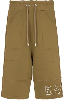 巴尔曼 SS23 高腰棕色刺绣Logo短裤 AH1OA110BC22UEN Buy 巴尔曼 SS23 高腰棕色刺绣Logo短裤 AH1OA110BC22UEN