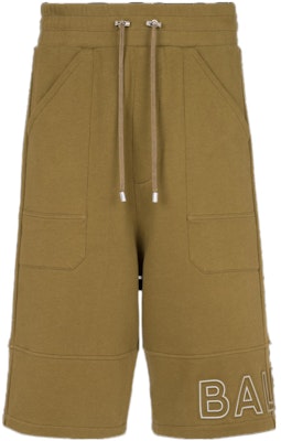 巴尔曼 SS23 高腰棕色刺绣Logo短裤 AH1OA110BC22UEN Order 巴尔曼 SS23 高腰棕色刺绣Logo短裤 AH1OA110BC22UEN