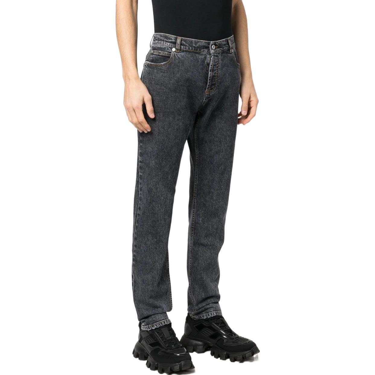 Purchase 巴爾曼 SS23 高腰直筒牛仔褲 黑色 AH1MG000DD10-0PC