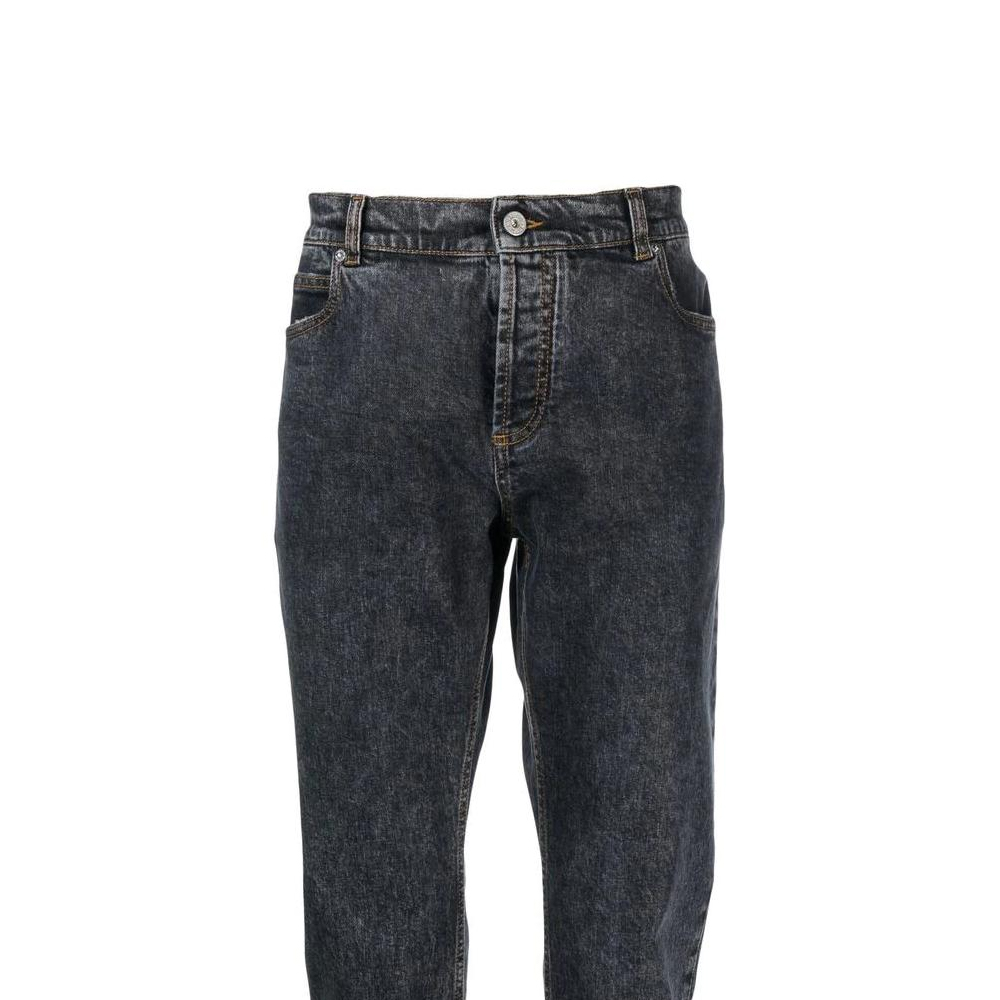 Details for 巴爾曼 SS23 高腰直筒牛仔褲 黑色 AH1MG000DD10-0PC