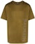 Buy BALMAIN SS23 Olive Logo Print Crewneck Short Sleeve T-Shirt. AH1EG010BC22-UEN