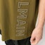 Sizing BALMAIN SS23 Olive Logo Print Crewneck Short Sleeve T-Shirt. AH1EG010BC22-UEN