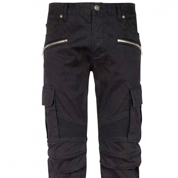 Sizing BALMAIN SS23 修身直筒黑色牛仔褲 BH1MH016-CD96-0PA