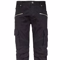 Sizing BALMAIN SS23 修身直筒黑色牛仔褲 BH1MH016-CD96-0PA