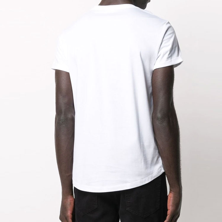 Shop 巴尔曼 SS23 白色短袖Logo印花圆领T恤 VH0EF01-0B030-0FA
