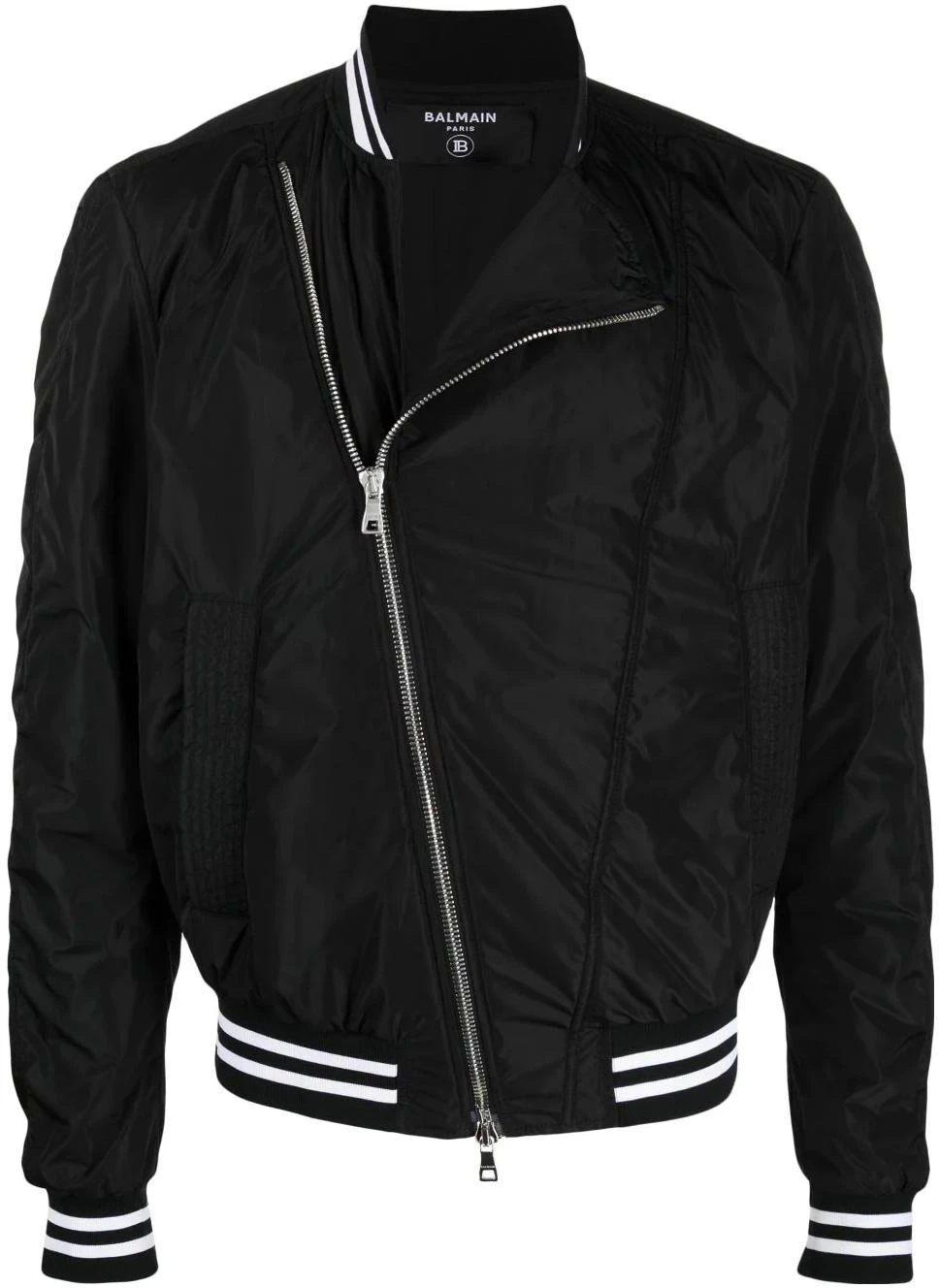 balmain-ss-23-black-color-block-striped-pleated-long-sleeve-jacket-xh-0-tf-195-xc-17-eab