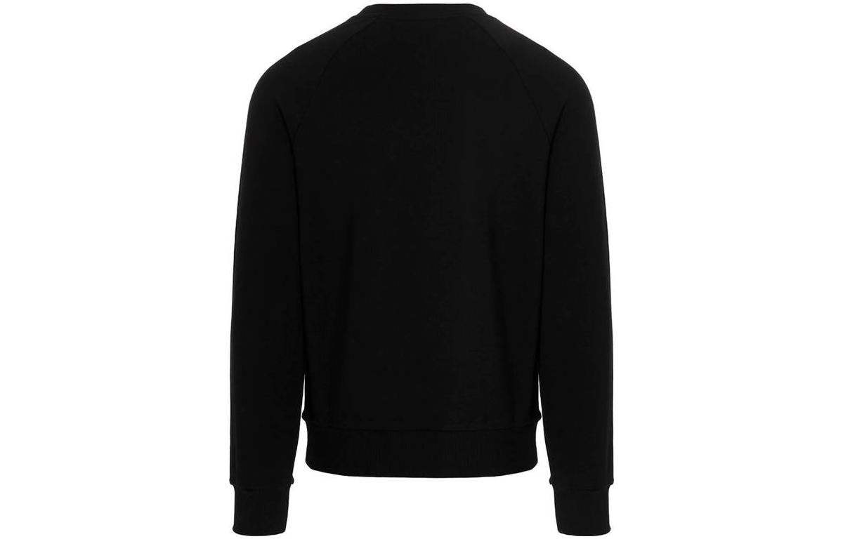 Lookbook Balmain SS23 Black Pullover Sweatshirt with Logo Print AH1JQ005BB99