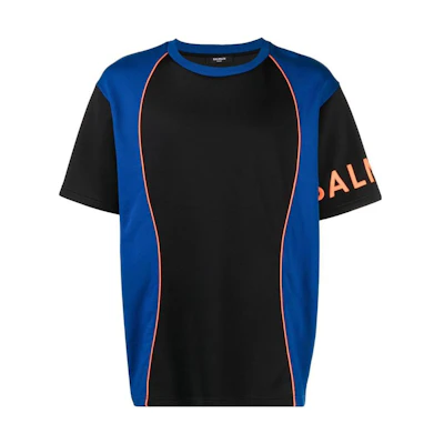 BALMAIN SS23 Colorblock Crewneck Short Sleeve T-Shirt Men Multicolor. AH1EG005BC21-EHA