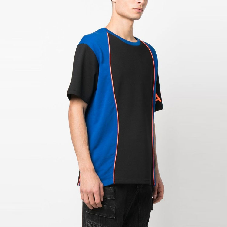 Purchase BALMAIN SS23 Colorblock Crewneck Short Sleeve T-Shirt Men Multicolor. AH1EG005BC21-EHA