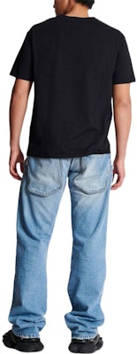 巴尔曼SS23浮雕Logo男女同款黑色圆领T恤 AH0EG000BC27-EAB Shop 巴尔曼SS23浮雕Logo男女同款黑色圆领T恤 AH0EG000BC27-EAB