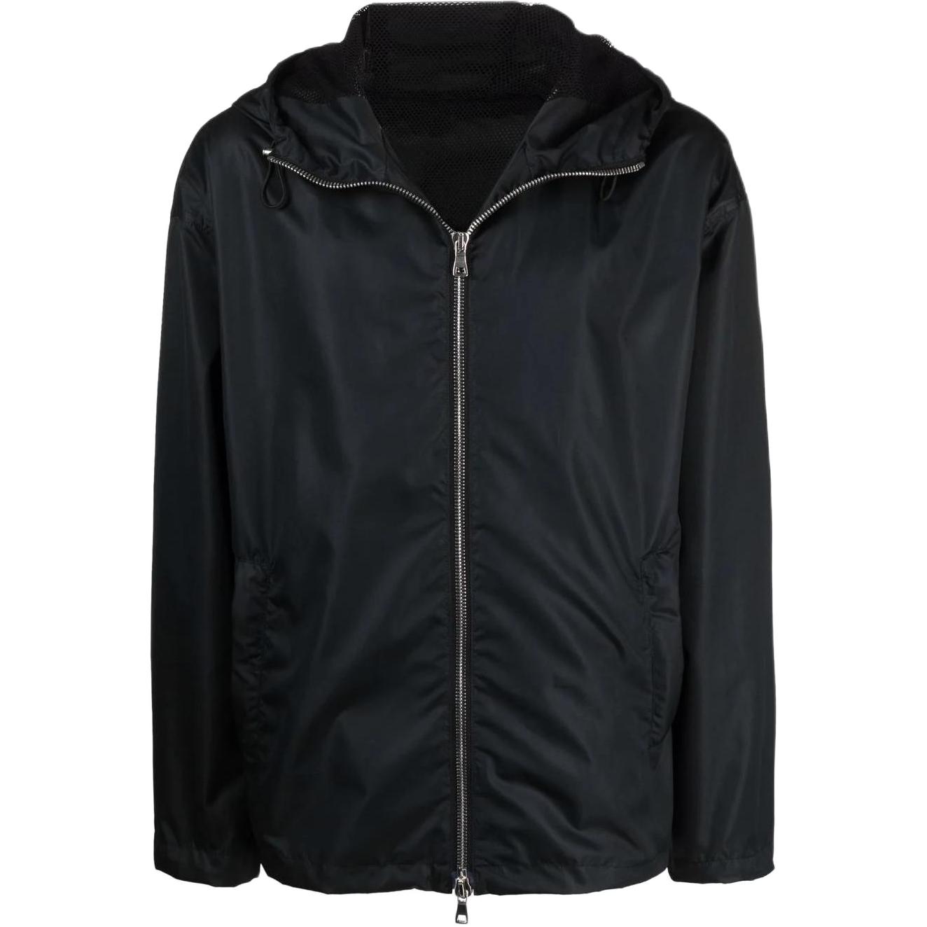 Balmain SS23 Letter Print Long-Sleeve Hooded Jacket WH1TG038X142-0PA