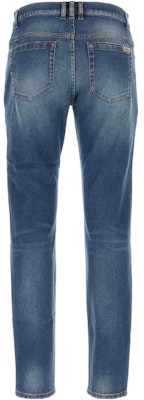 BALMAIN SS23 Seluar Jeans Slim Fit Lelaki Warna Solid Denim. BH1MG000-DD64-6FF Lookbook BALMAIN SS23 Seluar Jeans Slim Fit Lelaki Warna Solid Denim. BH1MG000-DD64-6FF