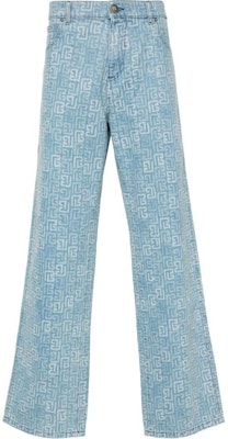 BALMAIN SS24 Jeans Biru Muda Mid-Rise Straight-Leg dengan Logo Patch. DH1MI040-DE85 Buy BALMAIN SS24 Jeans Biru Muda Mid-Rise Straight-Leg dengan Logo Patch. DH1MI040-DE85