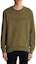Details for BALMAIN SS24 橄欖綠寬鬆款套頭圓領衛衣。 CH0JQ040-BC72-UIA