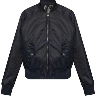 Balmain SS24 Navy Blue Embroidered Lettering Bomber Jacket DH1TF618-XJ35-6AE Buy Balmain SS24 Navy Blue Embroidered Lettering Bomber Jacket DH1TF618-XJ35-6AE