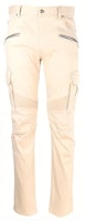 BALMAIN Straight-Fit Zipper Khaki Casual Jeans. WH1MH015-150D-0KC BALMAIN Straight-Fit Zipper Khaki Casual Jeans. WH1MH015-150D-0KC