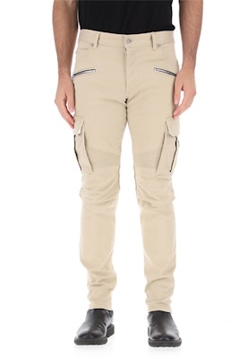 BALMAIN 直筒拉鍊卡其休閒牛仔褲 WH1MH015-150D-0KC Sizing BALMAIN 直筒拉鍊卡其休閒牛仔褲 WH1MH015-150D-0KC