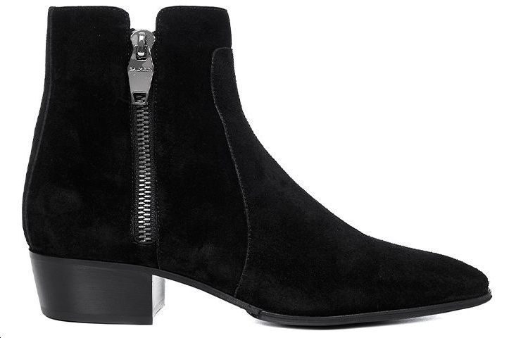 Balmain Suede Ankle Boots 'Simple Fashion Black' 圖 2