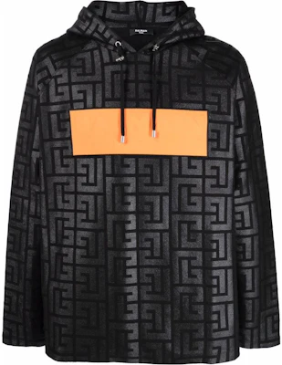 Balmain Hoodie Hitam dengan Logo Tape Print XH1JT100BB12-EFJ Buy Balmain Hoodie Hitam dengan Logo Tape Print XH1JT100BB12-EFJ
