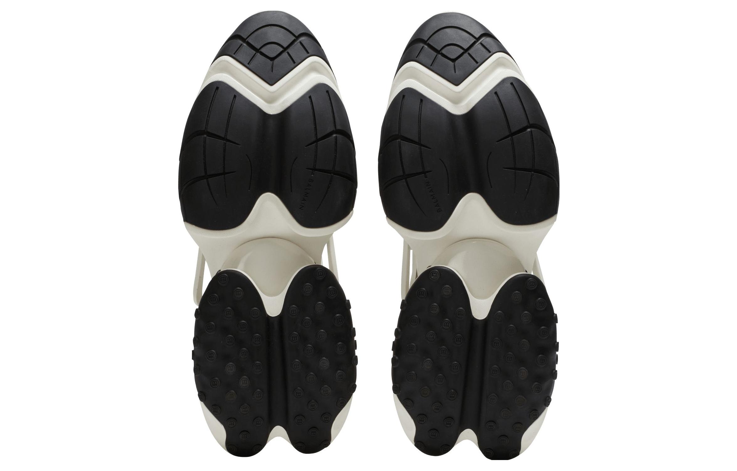 Shop BALMAIN巴爾曼 獨角獸 潮流時尚 高筒 生活休閒鞋 男款 白色