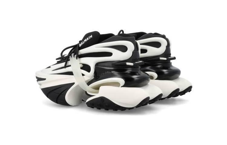 Balmain UNICORN Low-Top Sneakers 'Black/White'